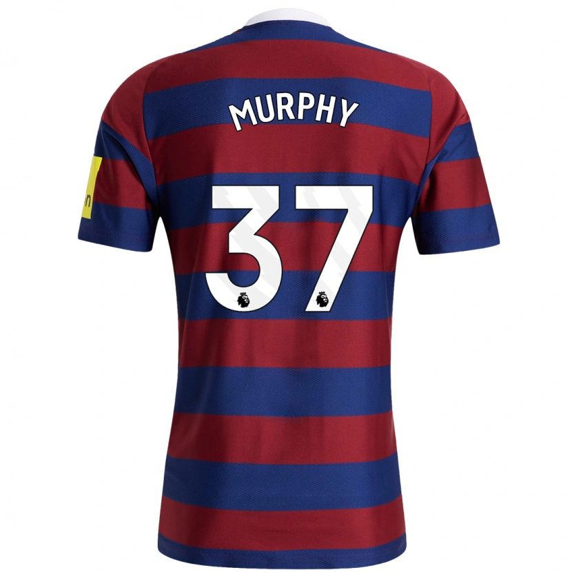 Danxen Mujer Camiseta Alex Murphy #37 Burdeos Azul Marino 2ª Equipación 2024/25 La Camisa