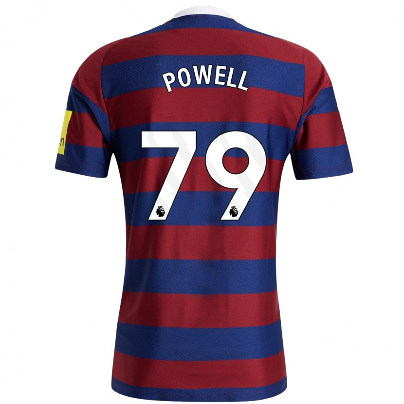 Danxen Mujer Camiseta Rory Powell #79 Burdeos Azul Marino 2ª Equipación 2024/25 La Camisa