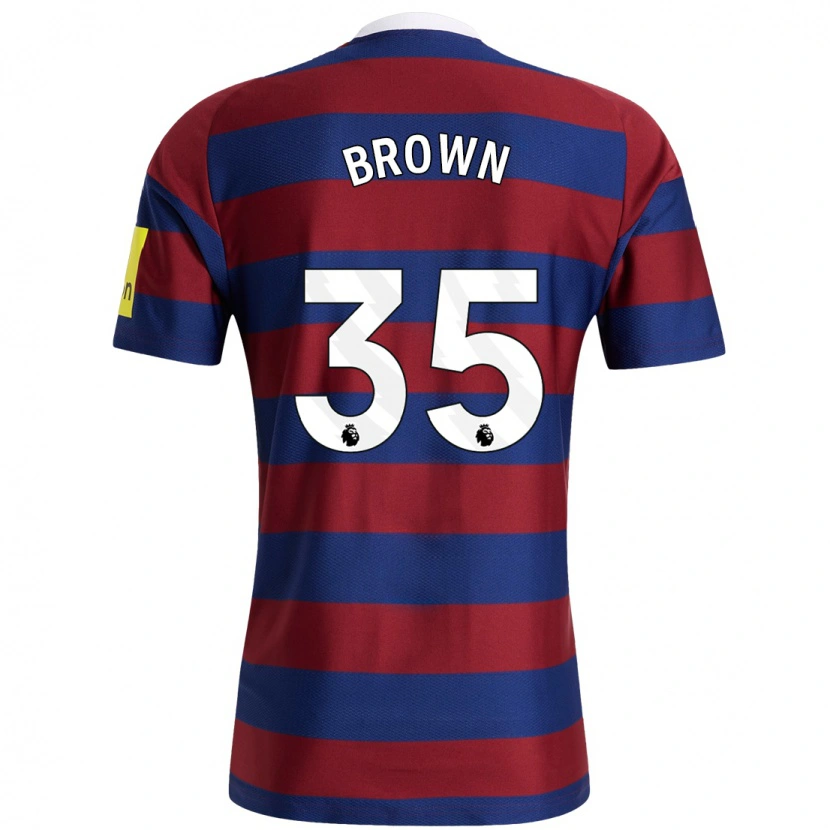 Danxen Mujer Camiseta Will Brown #35 Burdeos Azul Marino 2ª Equipación 2024/25 La Camisa