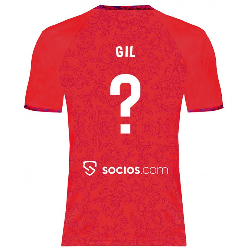 Danxen Mujer Camiseta Dani Gil #0 Rojo 2ª Equipación 2024/25 La Camisa