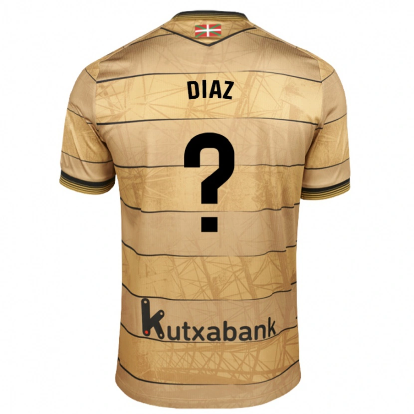 Danxen Mujer Camiseta Dani Díaz #0 Marrón 2ª Equipación 2024/25 La Camisa