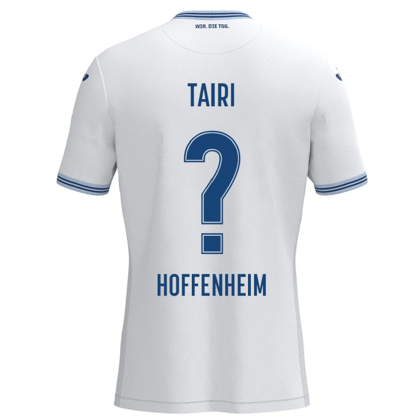 Danxen Mujer Camiseta Zidan Tairi #0 Blanco Azul 2ª Equipación 2024/25 La Camisa