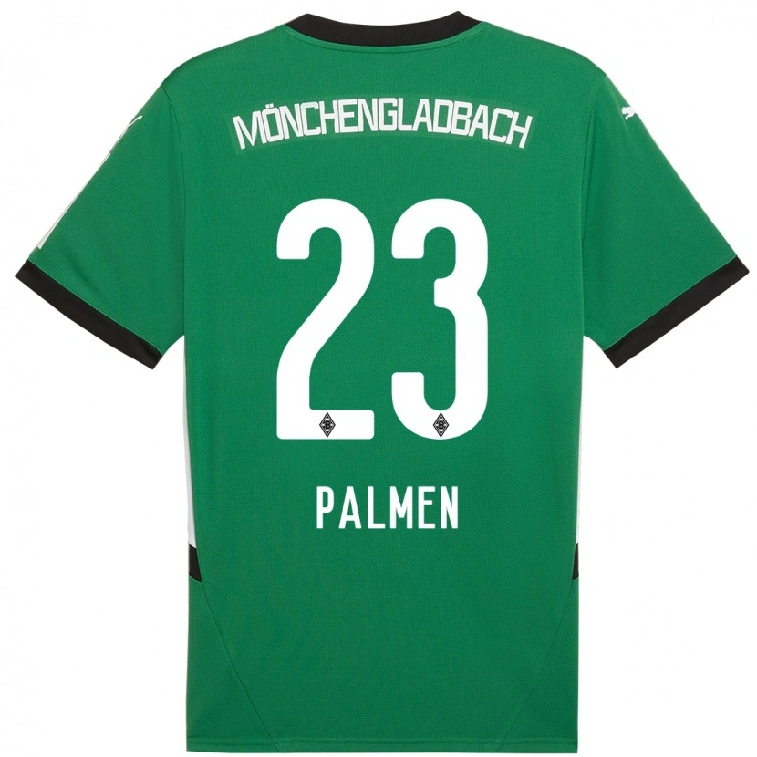 Danxen Mujer Camiseta Luisa Palmen #23 Verde Blanco 2ª Equipación 2024/25 La Camisa