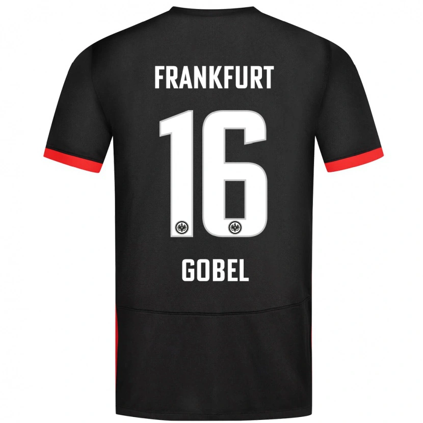 Danxen Mujer Camiseta Marlon Göbel #16 Negro 2ª Equipación 2024/25 La Camisa