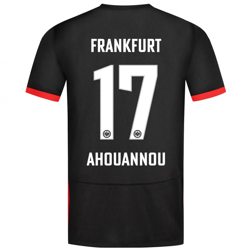 Danxen Mujer Camiseta Yannis Ahouannou #17 Negro 2ª Equipación 2024/25 La Camisa