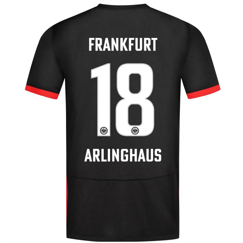 Danxen Mujer Camiseta Max Arlinghaus #18 Negro 2ª Equipación 2024/25 La Camisa