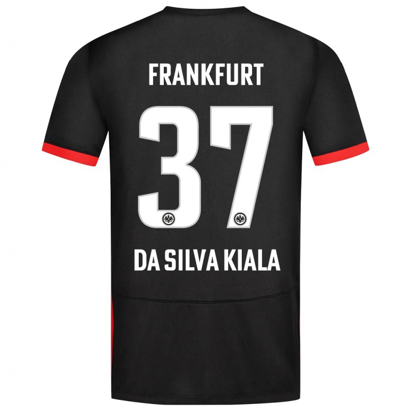 Danxen Mujer Camiseta Joel Da Silva Kiala #37 Negro 2ª Equipación 2024/25 La Camisa