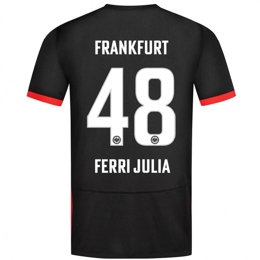 Danxen Mujer Camiseta Nacho Ferri #48 Negro 2ª Equipación 2024/25 La Camisa