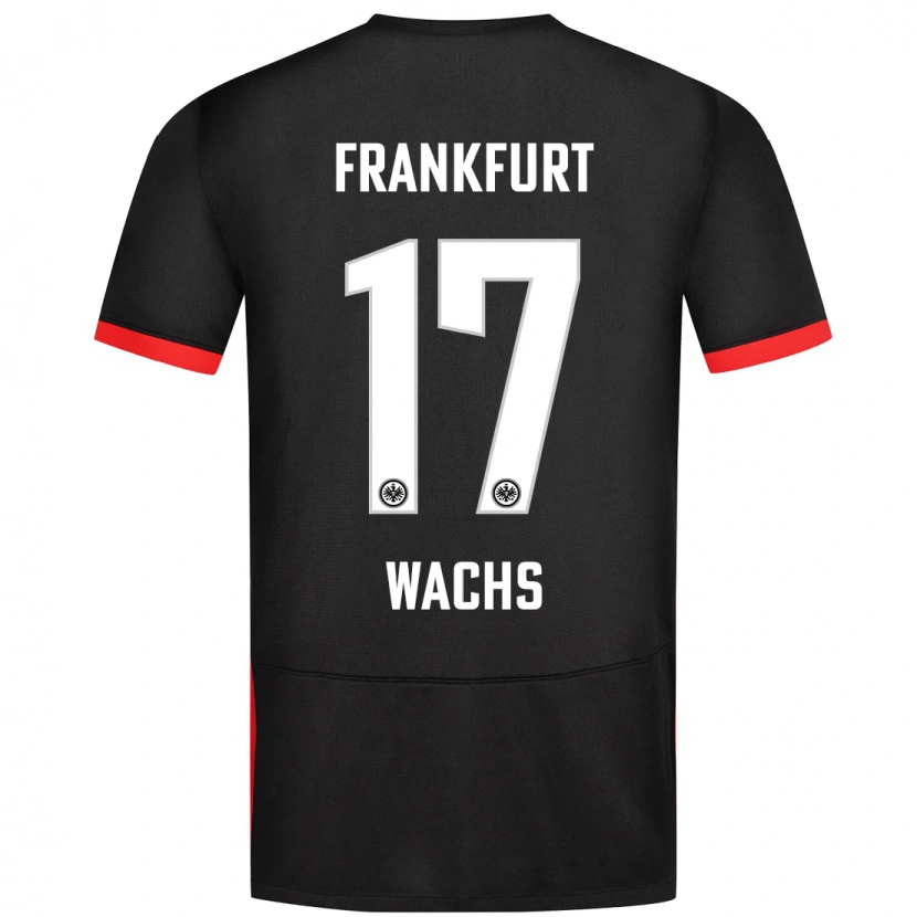 Danxen Mujer Camiseta Marc Wachs #17 Negro 2ª Equipación 2024/25 La Camisa