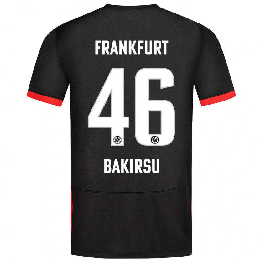 Danxen Mujer Camiseta Hüseyin Bakirsu #46 Negro 2ª Equipación 2024/25 La Camisa