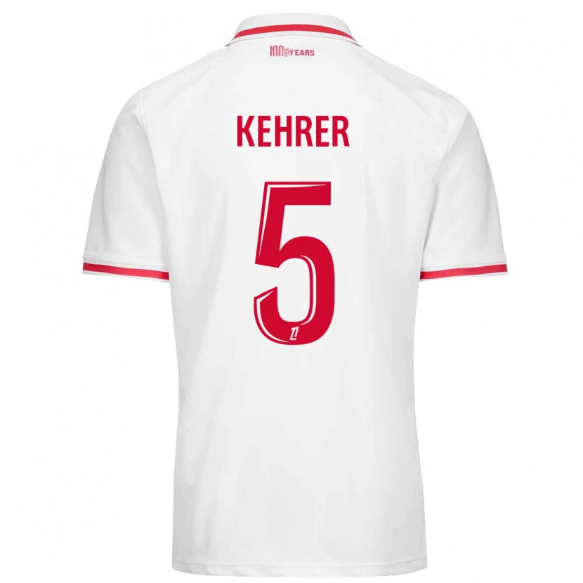 Danxen Niño Camiseta Thilo Kehrer #5 Blanco Rojo 1ª Equipación 2024/25 La Camisa