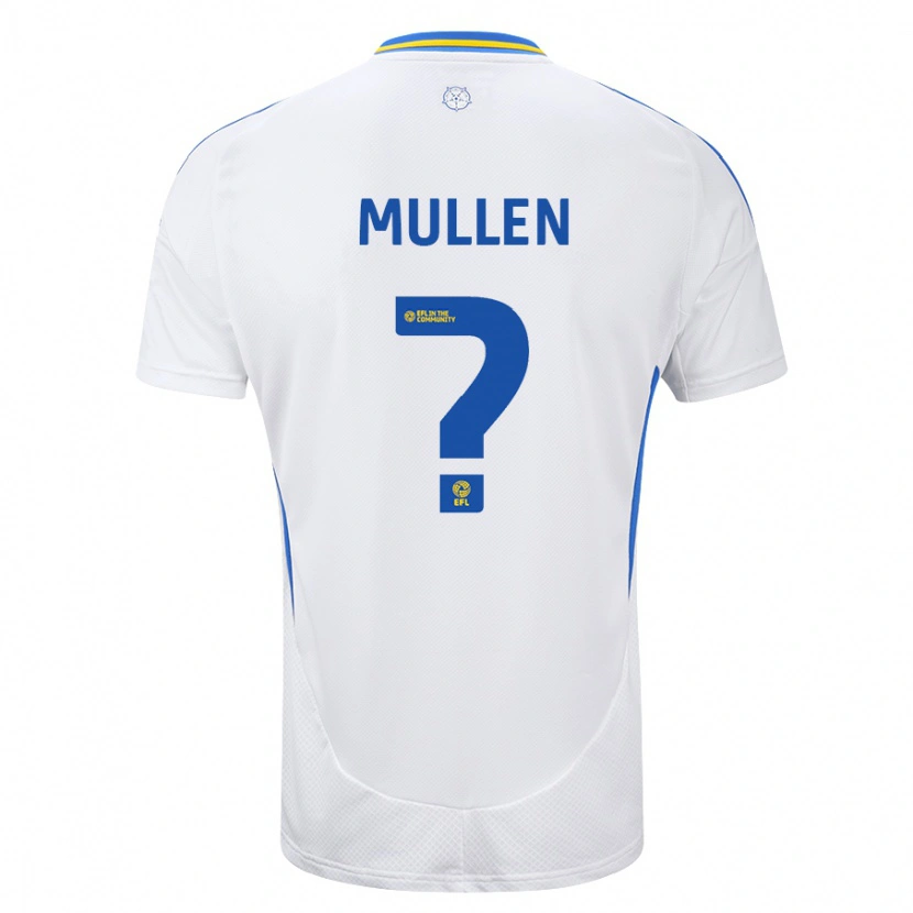 Danxen Niño Camiseta Jeremiah Chilokoa-Mullen #0 Blanco Azul 1ª Equipación 2024/25 La Camisa