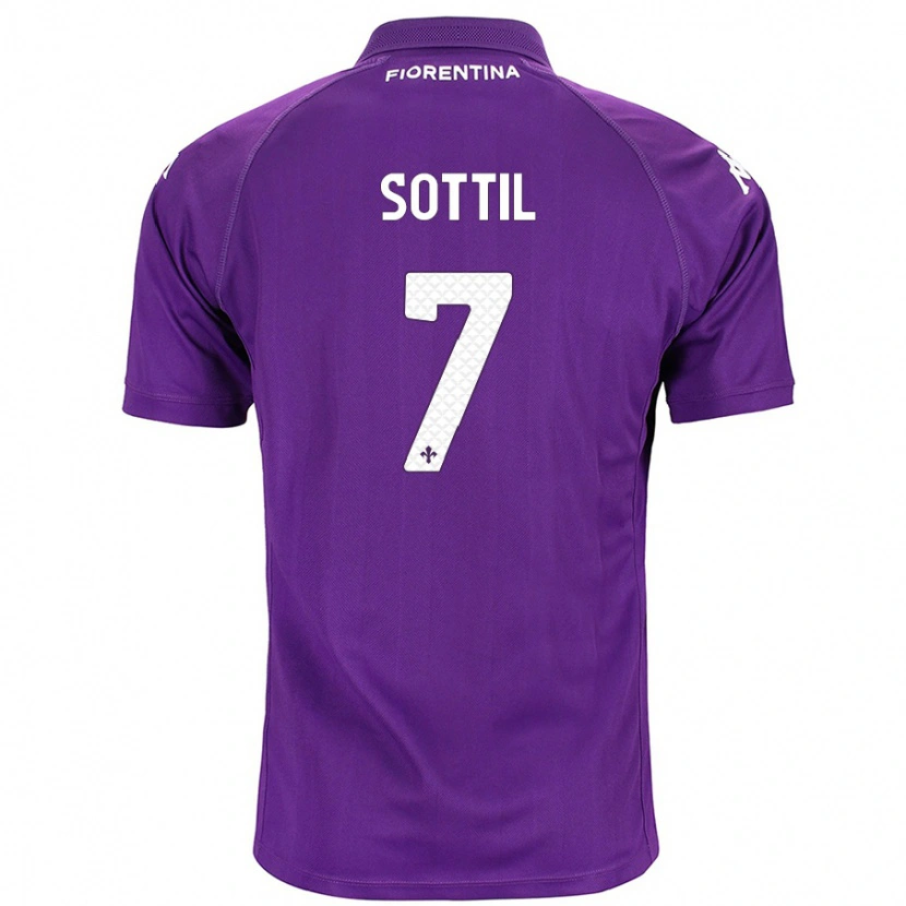 Danxen Niño Camiseta Riccardo Sottil #7 Morado 1ª Equipación 2024/25 La Camisa