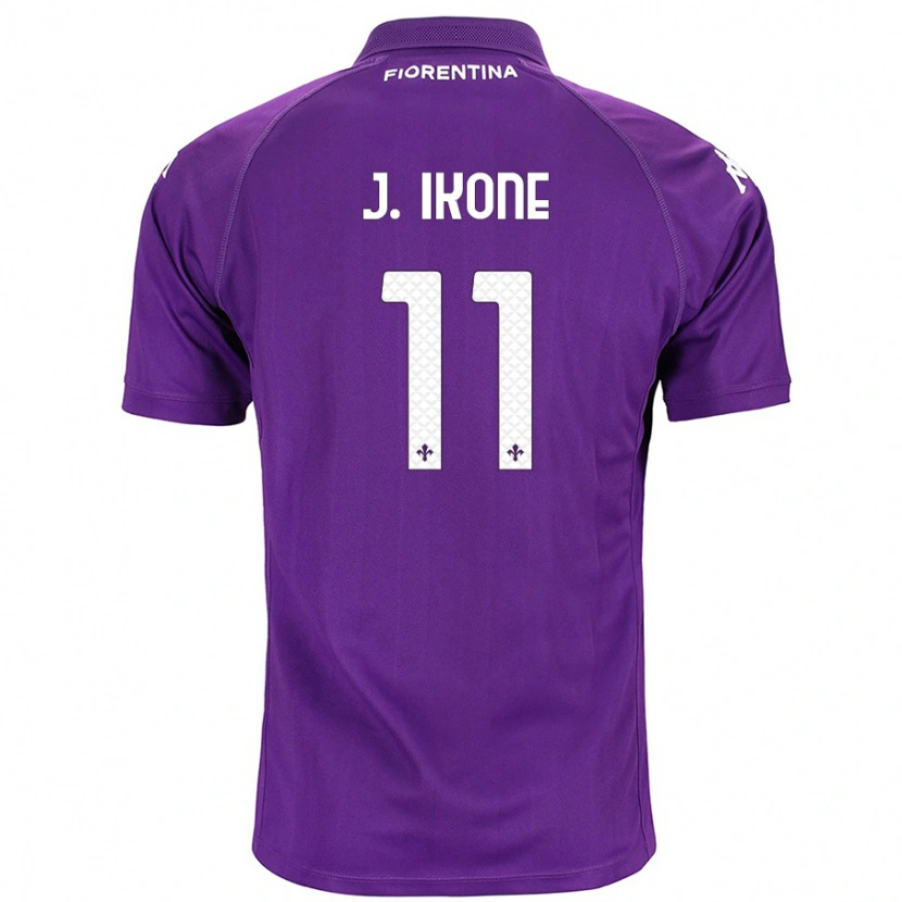 Danxen Niño Camiseta Jonathan Ikoné #11 Morado 1ª Equipación 2024/25 La Camisa