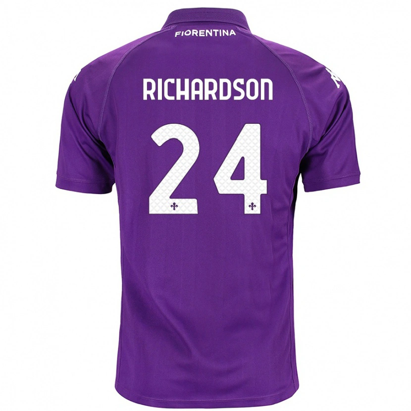 Danxen Niño Camiseta Amir Richardson #24 Morado 1ª Equipación 2024/25 La Camisa