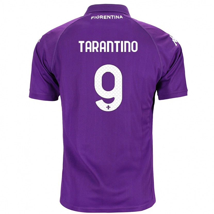 Danxen Niño Camiseta Jacopo Tarantino #9 Morado 1ª Equipación 2024/25 La Camisa