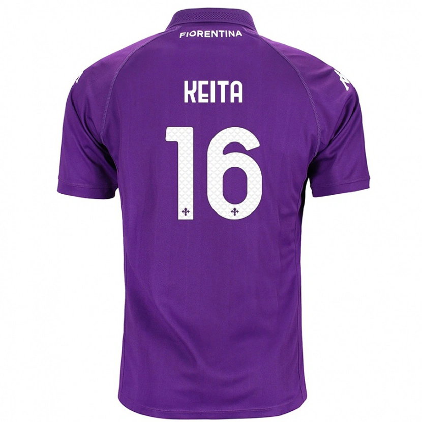 Danxen Niño Camiseta Bala Keita #16 Morado 1ª Equipación 2024/25 La Camisa