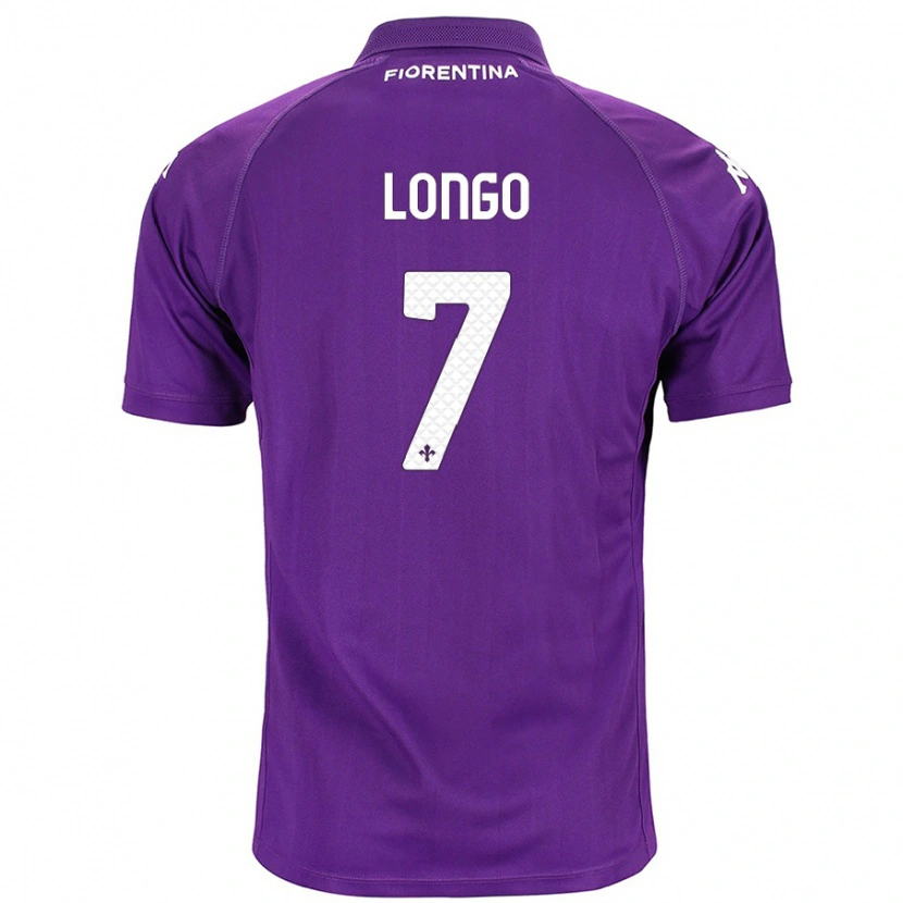 Danxen Niño Camiseta Miriam Longo #7 Morado 1ª Equipación 2024/25 La Camisa