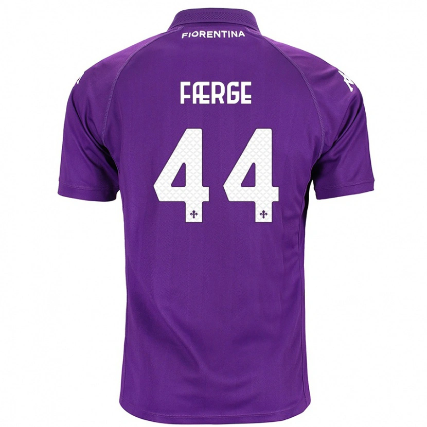 Danxen Niño Camiseta Emma Færge #44 Morado 1ª Equipación 2024/25 La Camisa