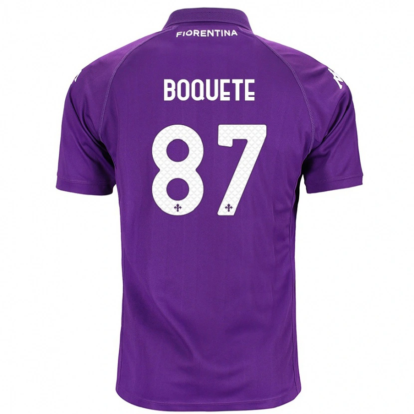 Danxen Niño Camiseta Verónica Boquete #87 Morado 1ª Equipación 2024/25 La Camisa