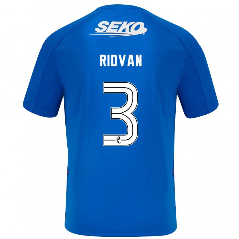 Danxen Niño Camiseta Rıdvan Yılmaz #3 Azul Oscuro 1ª Equipación 2024/25 La Camisa