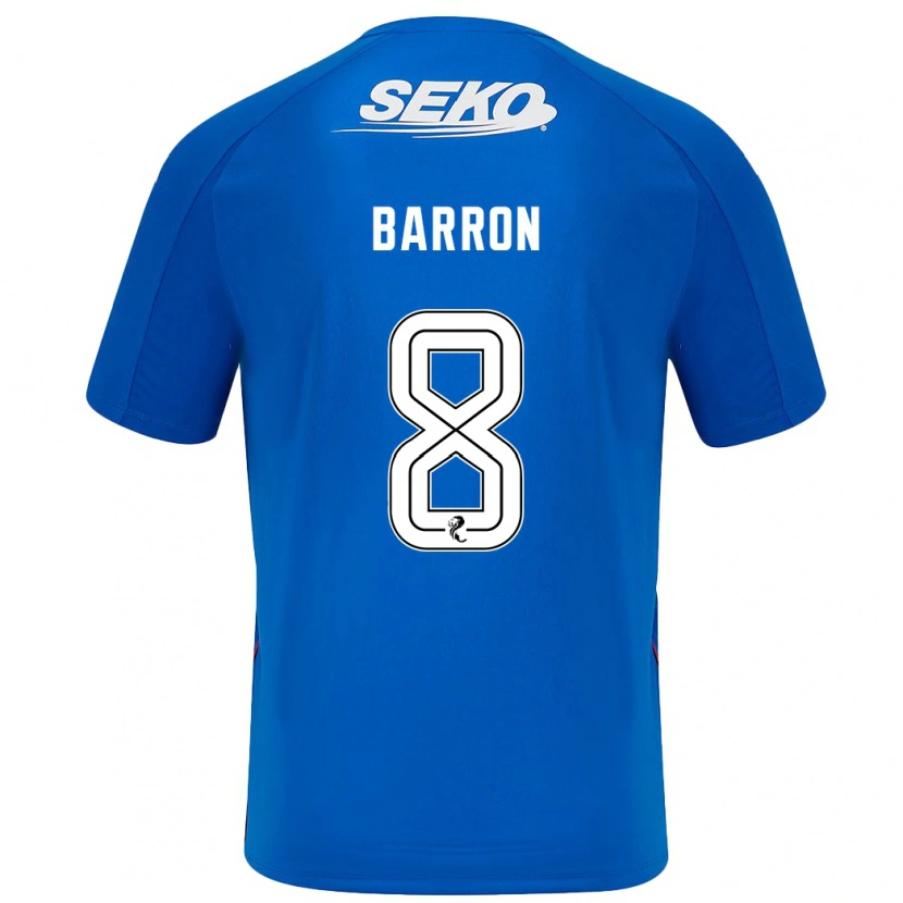 Danxen Niño Camiseta Connor Barron #8 Azul Oscuro 1ª Equipación 2024/25 La Camisa