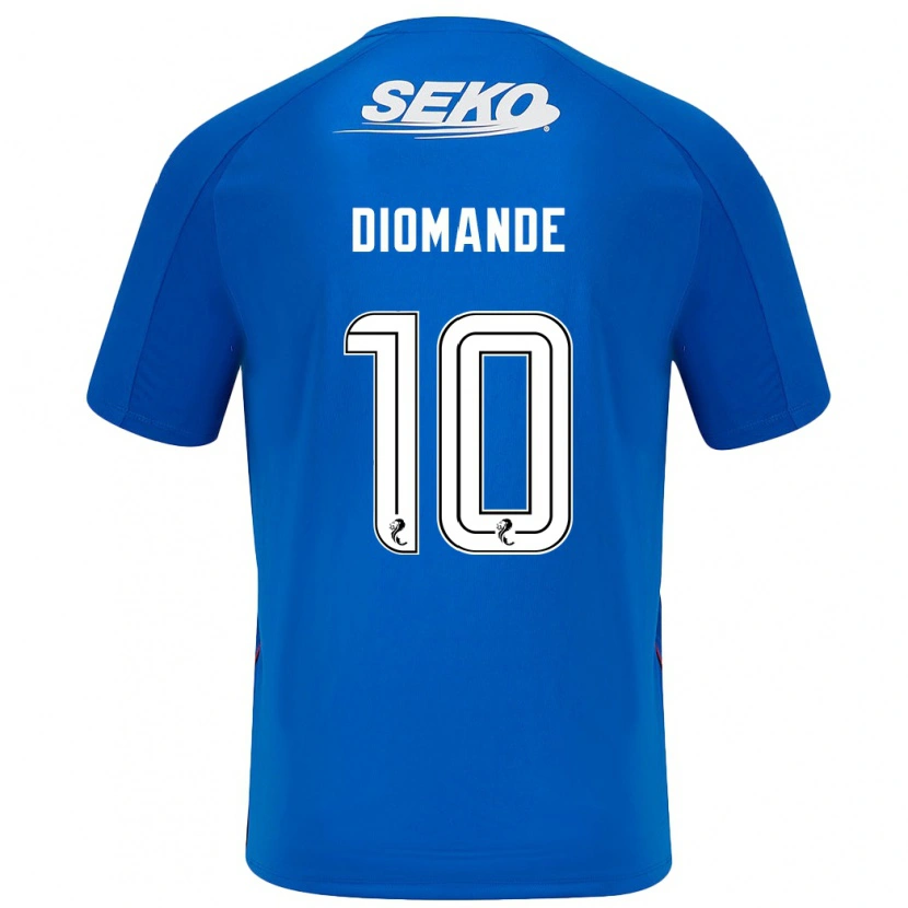 Danxen Niño Camiseta Mohamed Diomandé #10 Azul Oscuro 1ª Equipación 2024/25 La Camisa