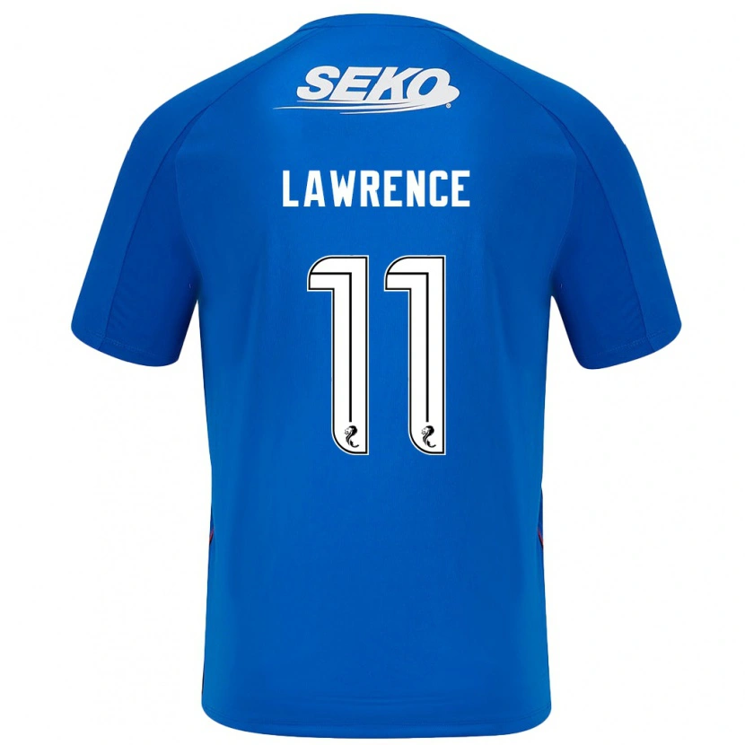 Danxen Niño Camiseta Tom Lawrence #11 Azul Oscuro 1ª Equipación 2024/25 La Camisa