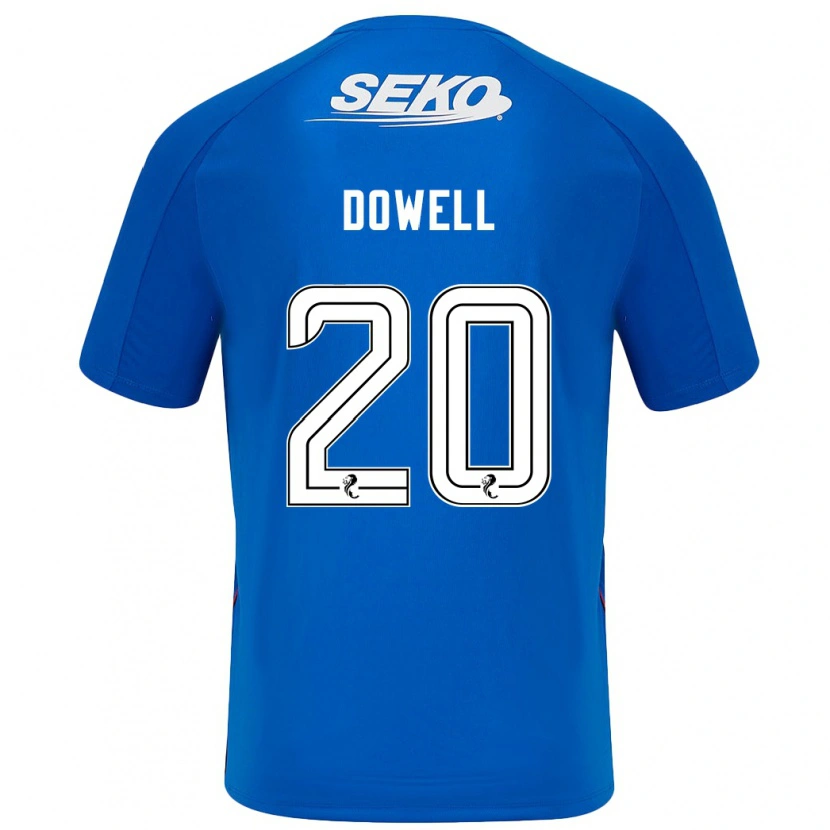 Danxen Niño Camiseta Kieran Dowell #20 Azul Oscuro 1ª Equipación 2024/25 La Camisa