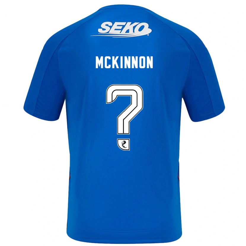 Danxen Niño Camiseta Cole Mckinnon #0 Azul Oscuro 1ª Equipación 2024/25 La Camisa