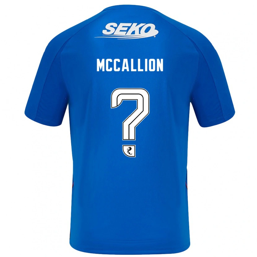 Danxen Niño Camiseta Aiden Mccallion #0 Azul Oscuro 1ª Equipación 2024/25 La Camisa