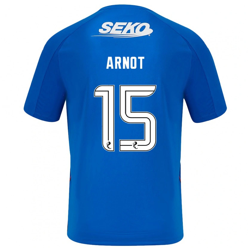 Danxen Niño Camiseta Lizzie Arnot #15 Azul Oscuro 1ª Equipación 2024/25 La Camisa