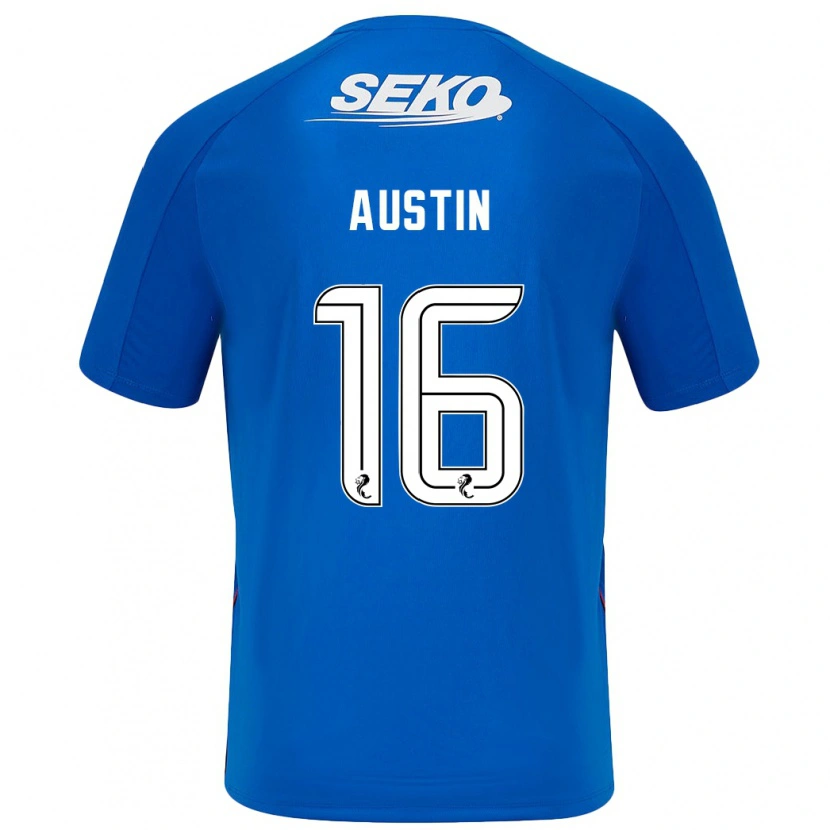 Danxen Niño Camiseta Eilidh Austin #16 Azul Oscuro 1ª Equipación 2024/25 La Camisa