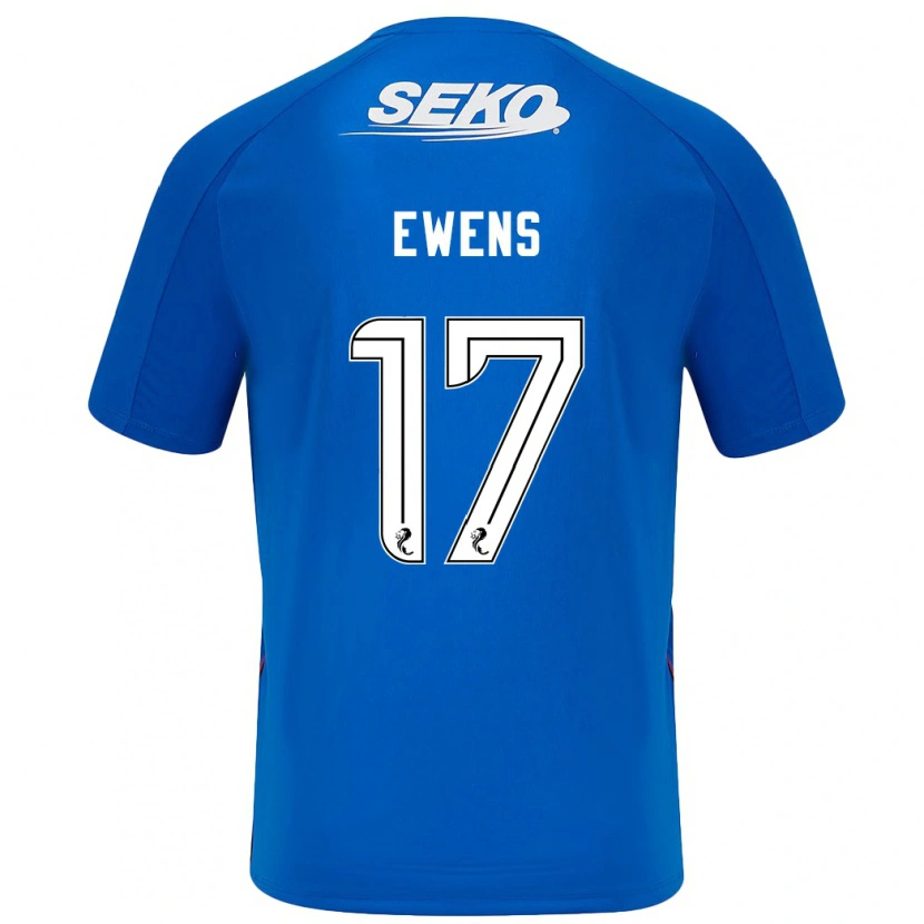 Danxen Niño Camiseta Sarah Ewens #17 Azul Oscuro 1ª Equipación 2024/25 La Camisa