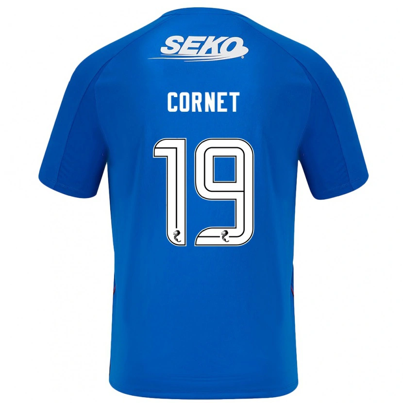 Danxen Niño Camiseta Chelsea Cornet #19 Azul Oscuro 1ª Equipación 2024/25 La Camisa