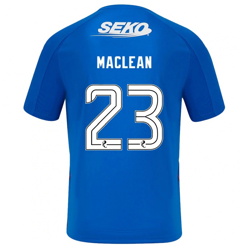 Danxen Niño Camiseta Kirsty Maclean #23 Azul Oscuro 1ª Equipación 2024/25 La Camisa