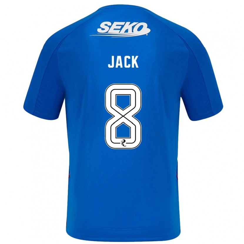 Danxen Niño Camiseta Ryan Jack #8 Azul Oscuro 1ª Equipación 2024/25 La Camisa