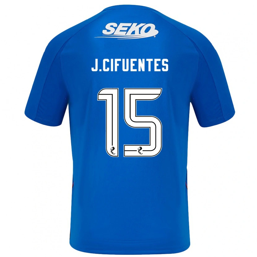 Danxen Niño Camiseta José Cifuentes #15 Azul Oscuro 1ª Equipación 2024/25 La Camisa