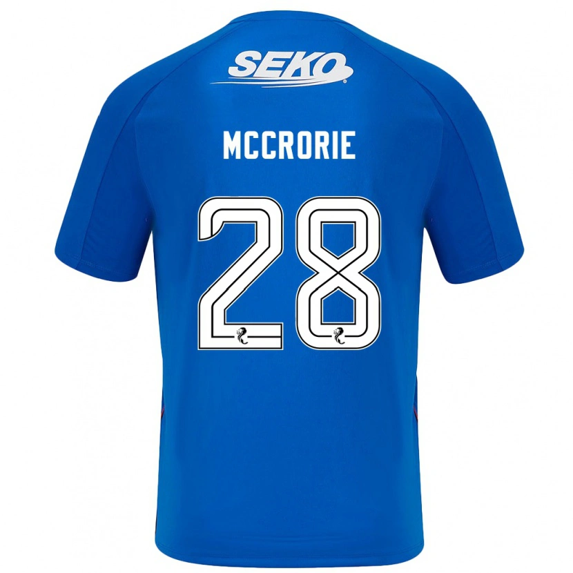 Danxen Niño Camiseta Robby Mccrorie #28 Azul Oscuro 1ª Equipación 2024/25 La Camisa