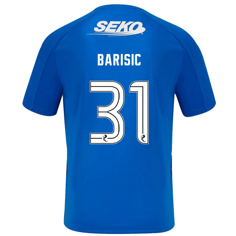 Danxen Niño Camiseta Borna Barisic #31 Azul Oscuro 1ª Equipación 2024/25 La Camisa