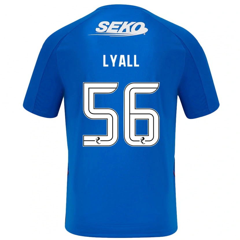 Danxen Niño Camiseta Arron Lyall #56 Azul Oscuro 1ª Equipación 2024/25 La Camisa