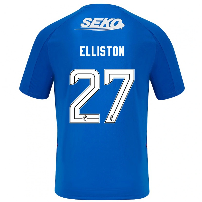 Danxen Niño Camiseta Maddie Elliston #27 Azul Oscuro 1ª Equipación 2024/25 La Camisa