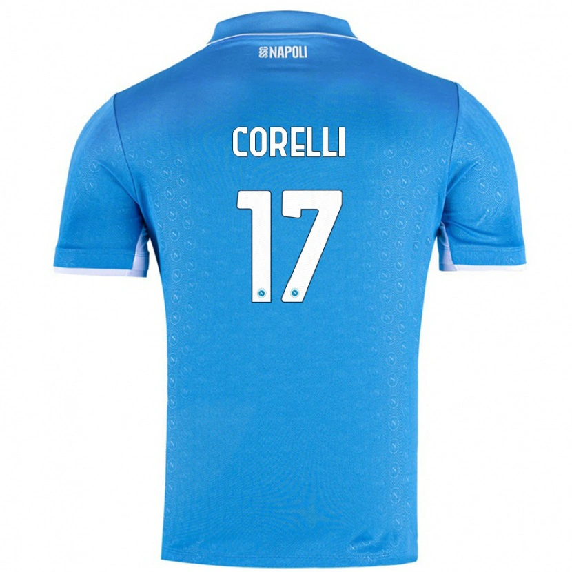 Danxen Niño Camiseta Alice Corelli #17 Azul Cielo 1ª Equipación 2024/25 La Camisa