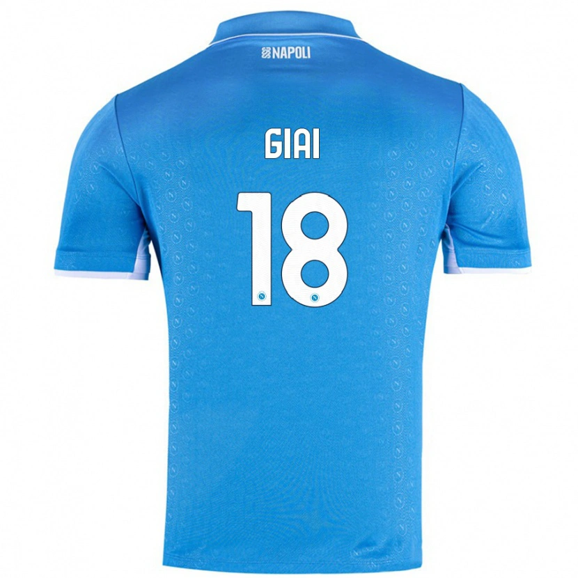 Danxen Niño Camiseta Alice Giai #18 Azul Cielo 1ª Equipación 2024/25 La Camisa