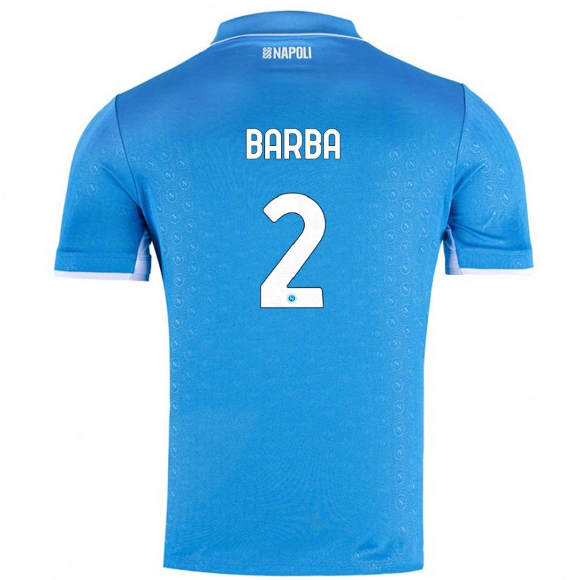 Danxen Niño Camiseta Benedetto Barba #2 Azul Cielo 1ª Equipación 2024/25 La Camisa