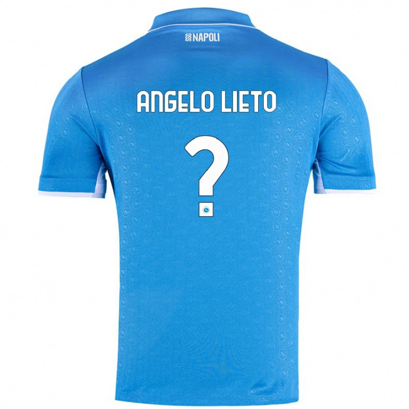 Danxen Niño Camiseta Angelo Lieto #0 Azul Cielo 1ª Equipación 2024/25 La Camisa