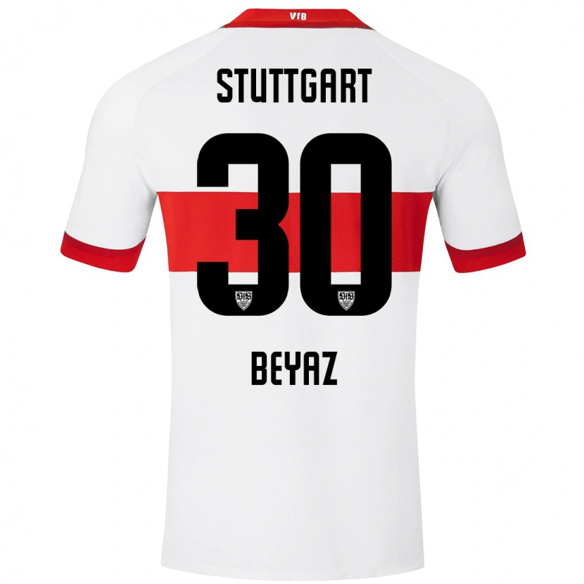 Danxen Niño Camiseta Ömer Beyaz #30 Blanco Rojo 1ª Equipación 2024/25 La Camisa