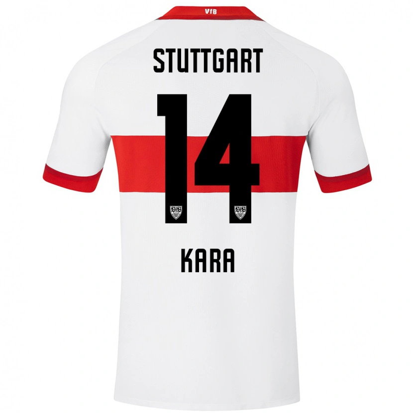 Danxen Niño Camiseta Semih Kara #14 Blanco Rojo 1ª Equipación 2024/25 La Camisa