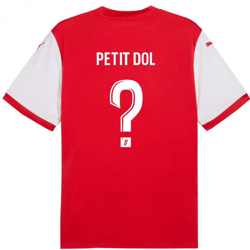 Danxen Niño Camiseta Alvin Petit Dol #0 Rojo Blanco 1ª Equipación 2024/25 La Camisa