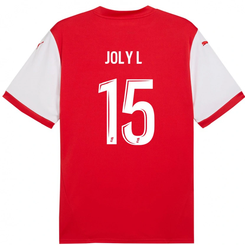 Danxen Niño Camiseta Lou Ann Joly #15 Rojo Blanco 1ª Equipación 2024/25 La Camisa